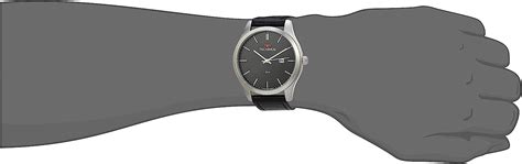 Rel Gio Technos Pulseira De Couro Masculino Preto Msgs P