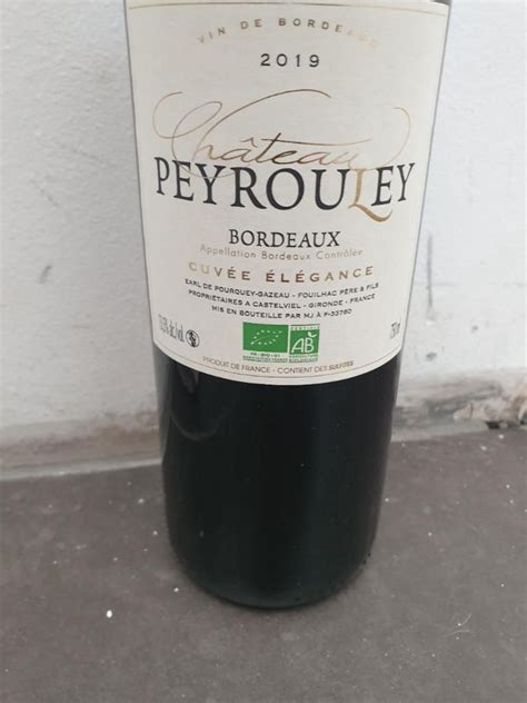 Ch Teau Peyrouley France Bordeaux Cellartracker