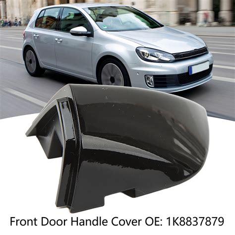 Black Front Left Door Handle Cover 1K8837879 Outside Handle Cap