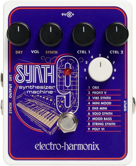 Electro-Harmonix Synth9 Synthesizer Effects Pedal