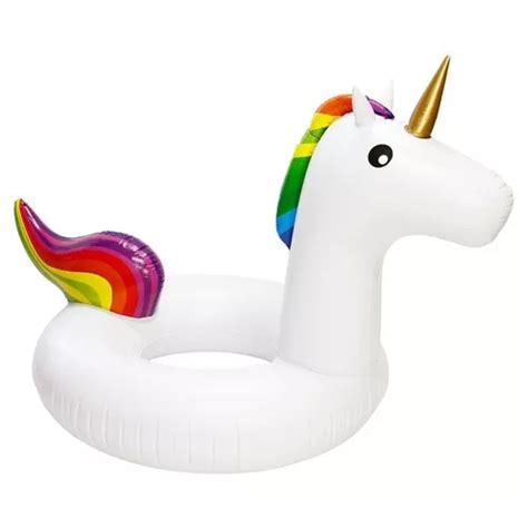 Unicornio Inflable Gigante Salvavidas Flotador Pool Party Meses Sin