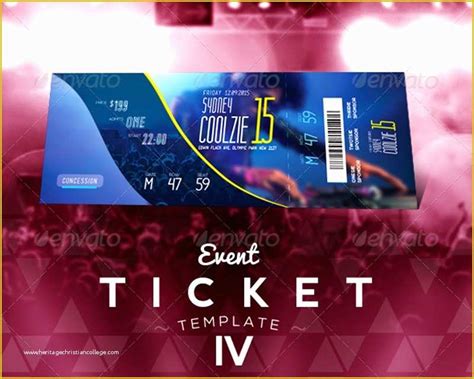 Concert Ticket Design Template Free Of How to Create A Custom Concert ...