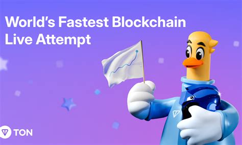 The Open Network TON To Attempt World Record For The Fastest Blockchain