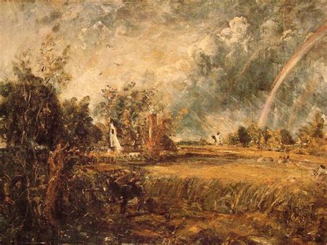 Cottage, Rainbow, Mill, c.1830 - c.1837 - John Constable - WikiArt.org