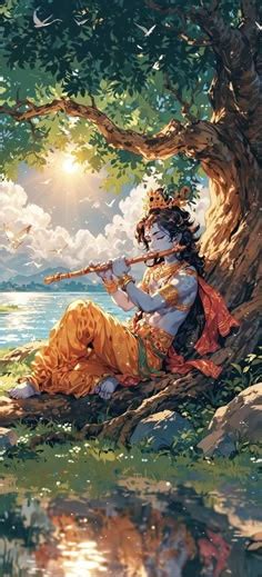krishna sada sahayate hd wallpaper