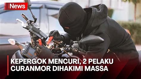 Tertangkap Curi Motor Dua Pemuda Di Kendari Babak Belur Dihajar Massa