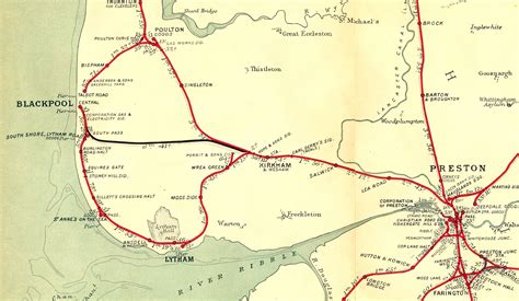 Blackpool Tram Map