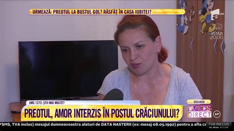 Povestea unei femei care ar fi rămas însărcinată cu un preot cu soţie