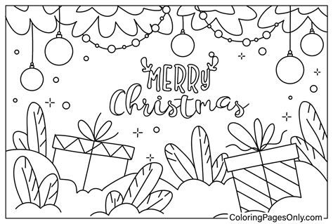 22 Christmas Wallpaper Coloring Pages