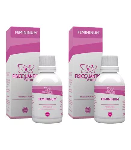 Kit 2 Floral Femininum Gotas Sublingual 50ml Fisioquântic Frete grátis