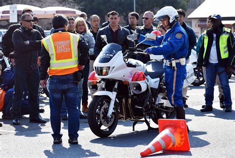 Japanese Police Train Camp Zama Motorcyclists U S Indo Pacific