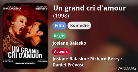 Un Grand Cri Damour Film 1998 Filmvandaag Nl