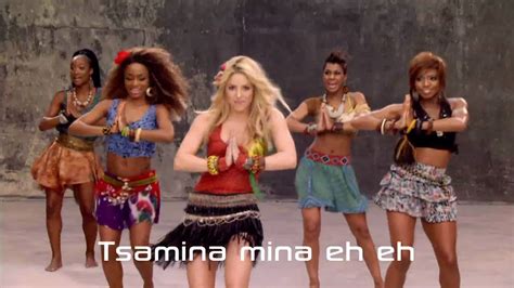 Shakira Waka Waka Official Video Music With Lyrics Youtube