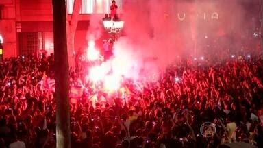 Globo Esporte Sp Bar A Vence O Atl Tico De Madrid E Torcida Vai S