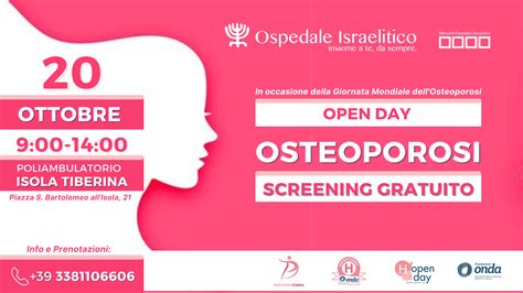 Osteoporosi Il Ottobre Screening Gratuiti Allospedale Israelitico