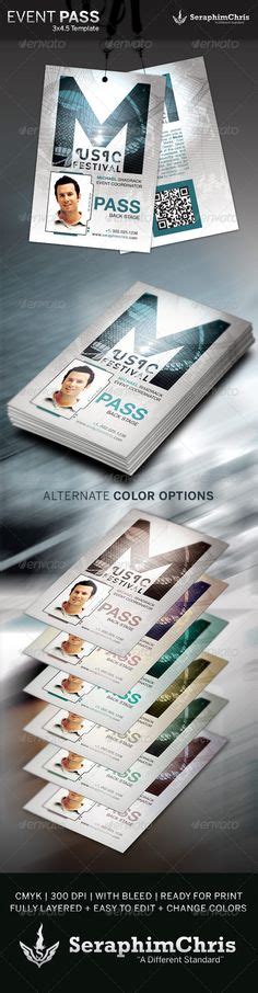 Media Pass Template Print Templates Templates Creative Icon