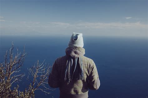 Free Images Man Sea Ocean Horizon Person Mountain Cold Winter