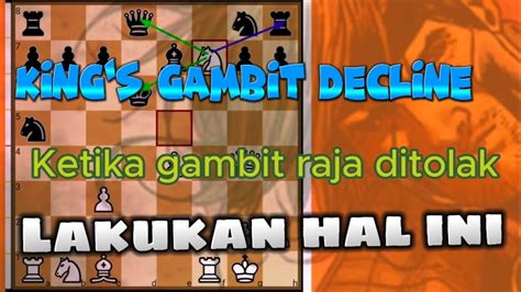 Jebakan Catur Apabila Gambit Raja Ditolak YouTube