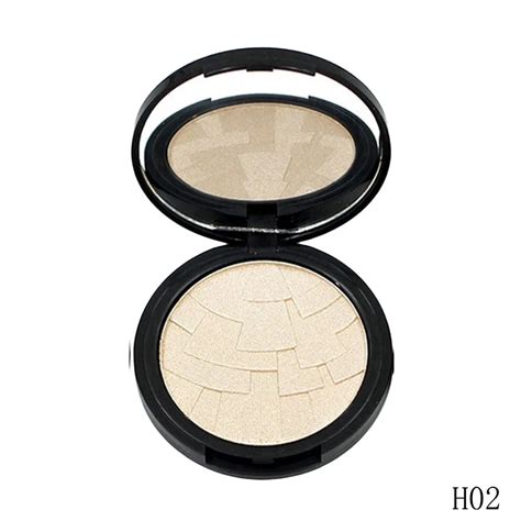 Highlighter Powder Brand Makeup Face Highlighter&Matte Bronze Trimming Lluminator Powder ...