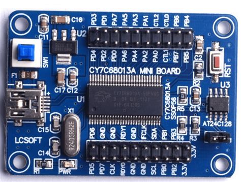 Logic Analyzer Eeprom Cy C A Ez Usb Fx Lp Usb Develope Board