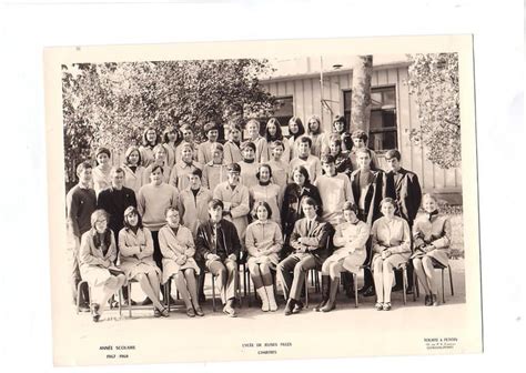 Photo De Classe Classe De Terminale D De 1968 Lycée De Jeunes Filles