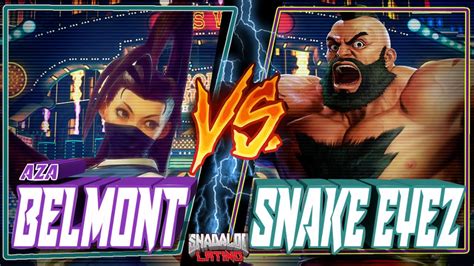 SFV CE Snake Eyez Zangief Vs AZA Belmont Ibuki Street Fighter V