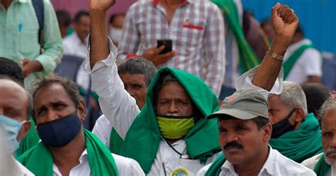 Now Farmers From Karnataka Are Protesting Against The Anti People And