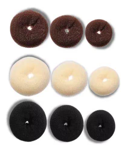 12 Un Esponja Rosquinha Donut P Coque Cabelo Penteado Tam M MercadoLivre