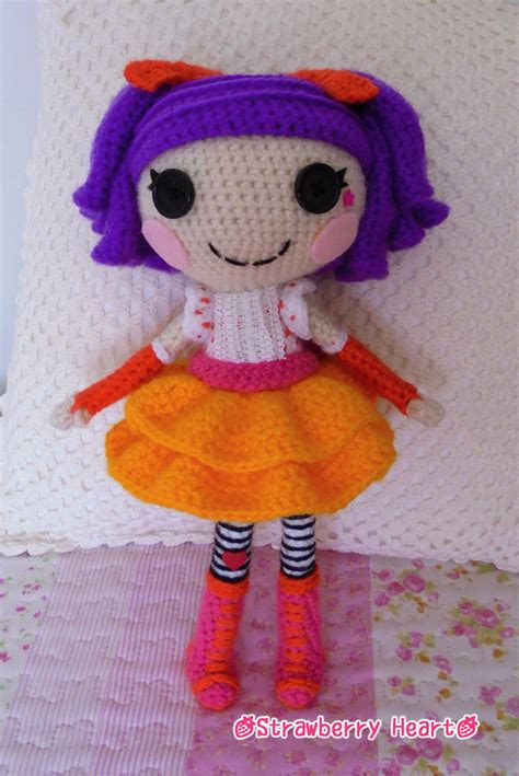 Lalaloopsy Peanut Big Top crochet doll by oStrawberryHearto on DeviantArt