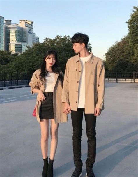 Cuteoutfit Romantic Beigeaesthetic Matchy Outfit Couple Couple