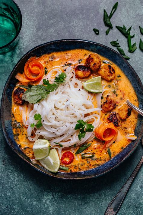 Chicken Khao Soi Thai Coconut Curry Noodle Soup My Kitchen Little