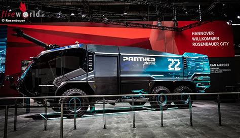 Panther electric von Rosenbauer auf der Interschutz 2022 präsentiert