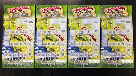 California Road Trip Riches Scratch Off Tickets Youtube