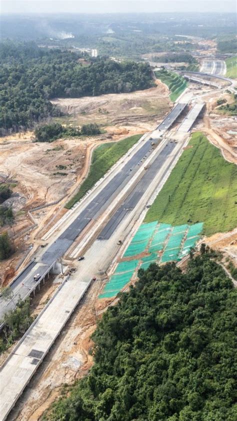 Foto Penampakan Jalan Tol Ikn Yang Membelah Hutan Kalimantan