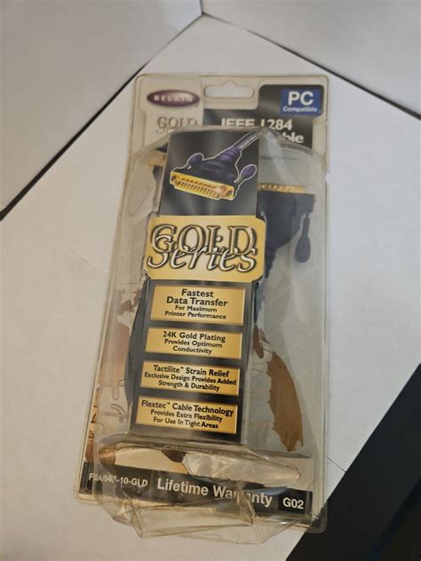 Belkin Gold Series Ft Ieee Pc Cable K Gold Plating New In Box