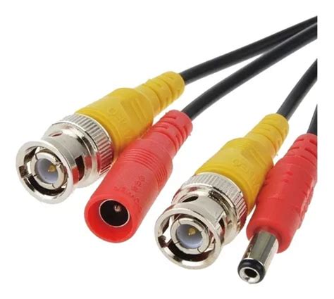 Cable De Mt Para C Maras Cctv Bnc Conexi N De Poder Cuotas Sin