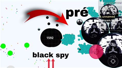 New Black Spy Invisible Skin Macro Button Destroy Teams Agario