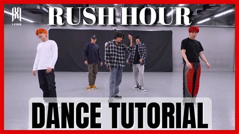 MONSTA X Rush Hour Dance Practice Mirrored Tutorial SLOWED YouTube