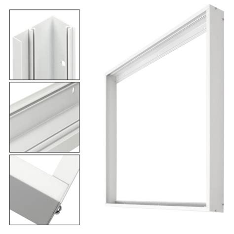 Ecd Germany Cadre De Panneau LED 60x60 Cm Blanc Chaud 36W Avec