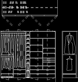 Closet 2D DWG Block for AutoCAD • Designs CAD