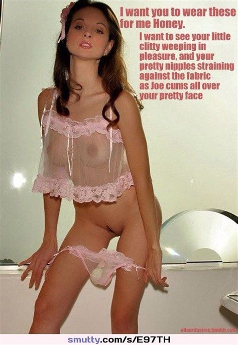 Feminized Sissy Lingerie Captions Cumception