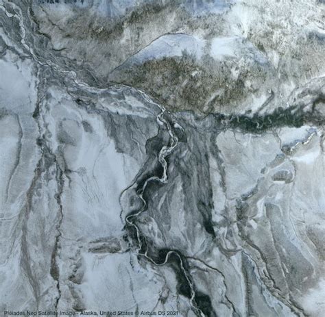 Stampede Trail, Alaska high quality satellite image | Pléiades Neo