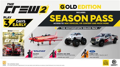 Buy The Crew 2 Gold Edition For Ps4 Xbox One And Pc Ubisoft Official