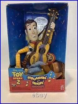 Vintage Disney Pixar 1999 Toy Story 2 Strumming Singing Woody | Toy ...