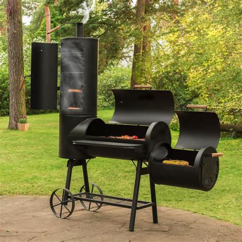 Monstertruck Smoker Grill Bbq Fumoir Acier Noir Klarstein