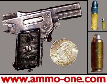 2.7mm Kolibri Auto, One Cartridge - Ammo-One1