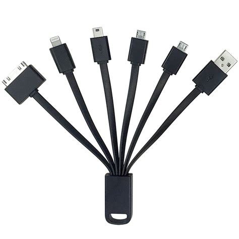 Multi Charge USB Cable Micro 30 Pin Lightning Mini