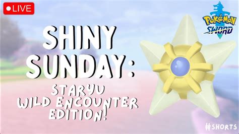 SHINY SUNDAY Staryu Wild Encounter Edition 1 3k Checks Live