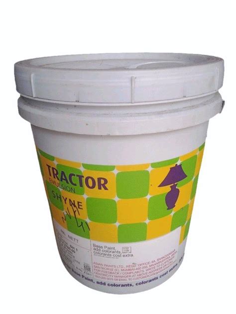 L Asian Paint Tractor Emulsion Shyne At Bucket Asian