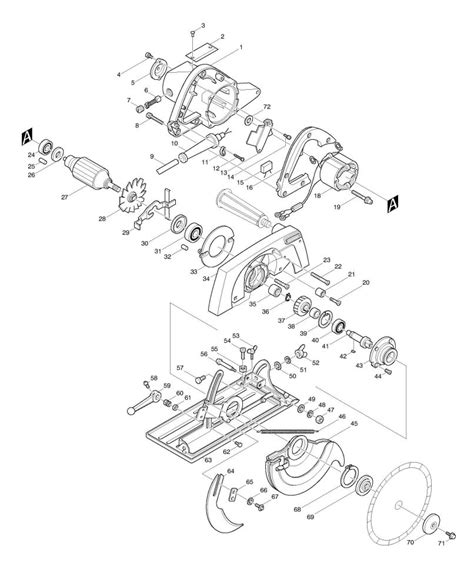 Makita Circular Saw Parts Diagram